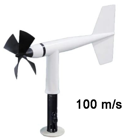 Anemómetro de hélice condiciones extremas 360km/h
