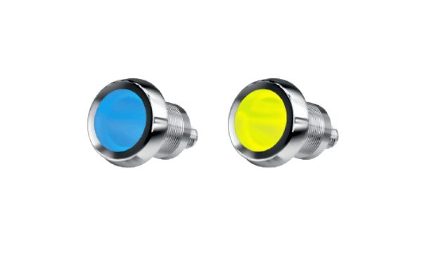 Led indicativo Ø22mm encapsulado en M18x1mm IP67