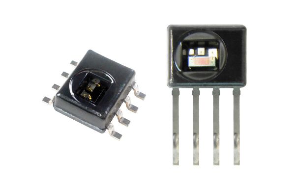 Sensores capacitivos, 3,3 Vcc, precisión +/-4,5 % - Serie HIH6000