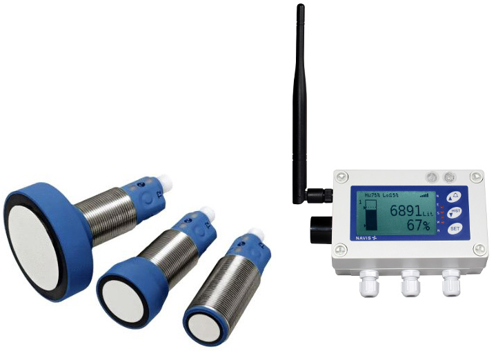 Controlador vía radio, hasta 4 relés y 4-20mA - WEB interface