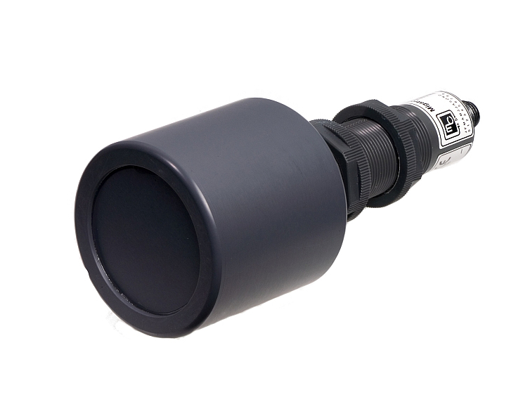 Sensor ultrasónico M30 con focalizador hasta 12 m de distancia