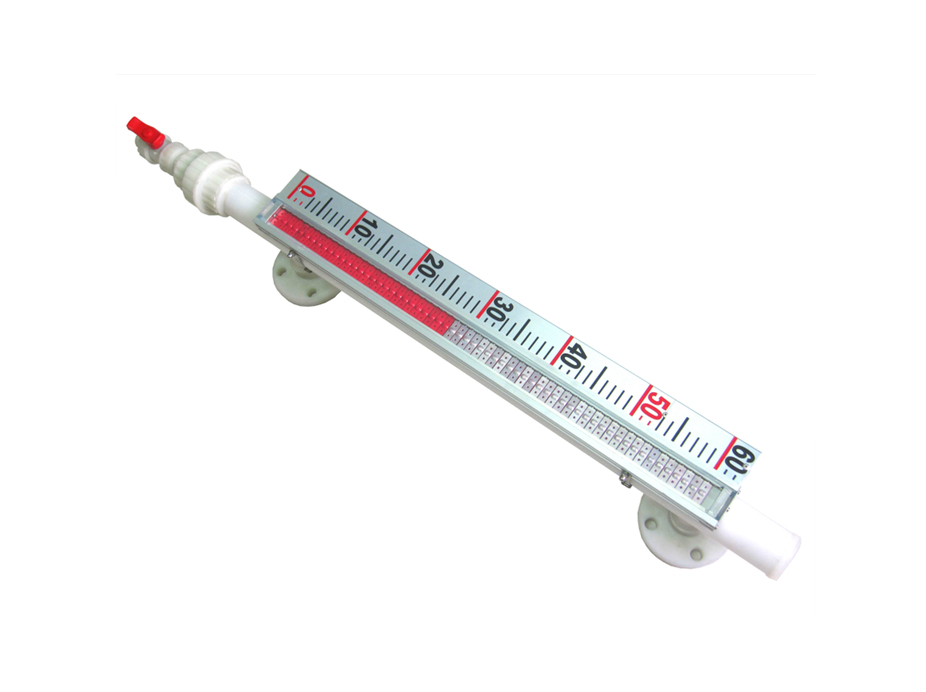 Visualizador lineal magnético de plástico PTFE para cloro o bromo