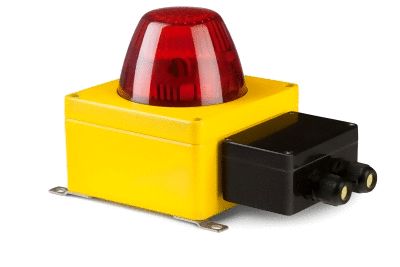 Led rojo, > 32 cd, modo flash o permanente, ATEX zona 2