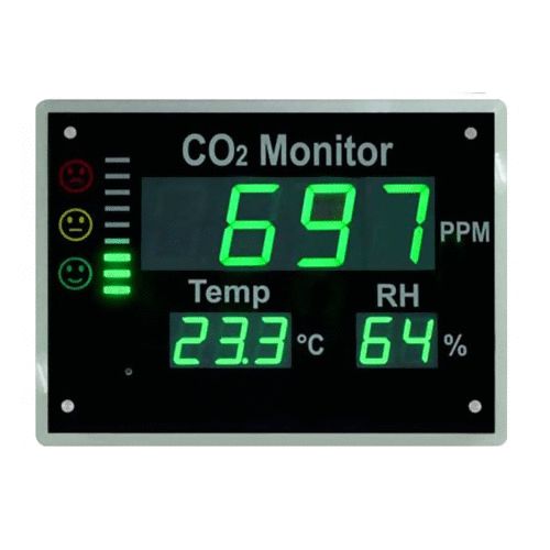 Transmisor  y visualizador de CO2 humedad y temperatura